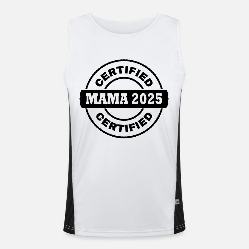 Mama 2025 Débardeur respirant contrasté Homme 