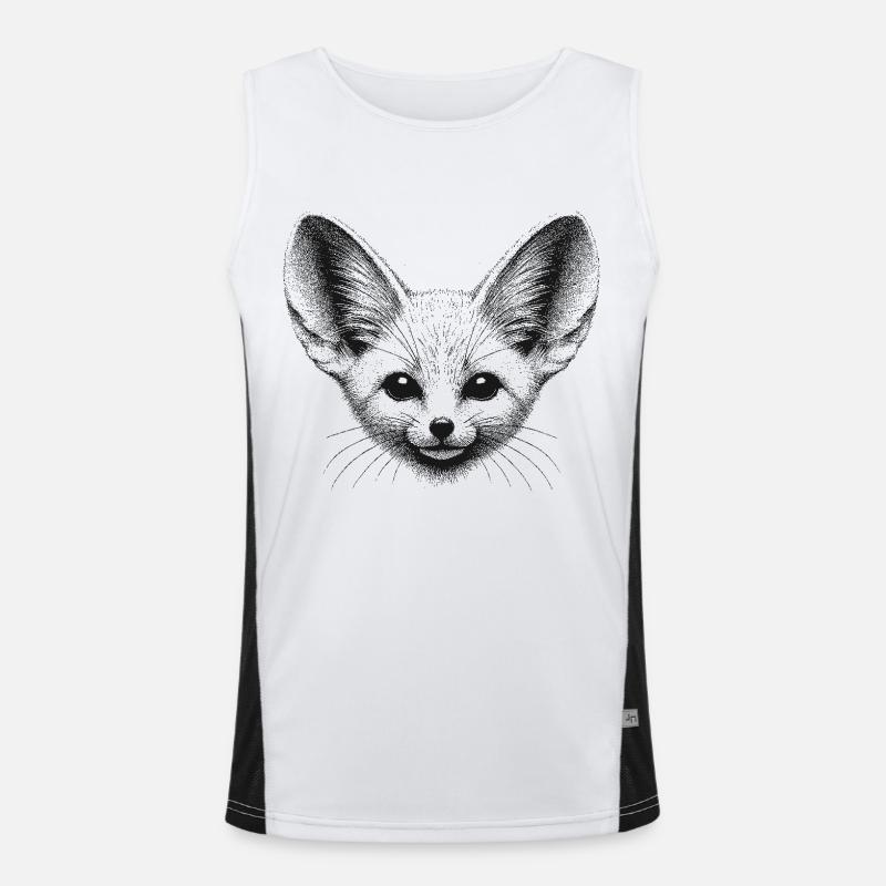 Fennek Funktionelles Kontrast-Tank Top für Männer 