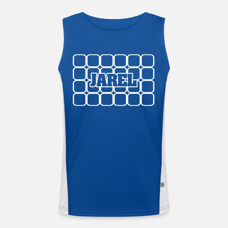 Männername Jarel Funktionelles Kontrast-Tank Top für Männer 