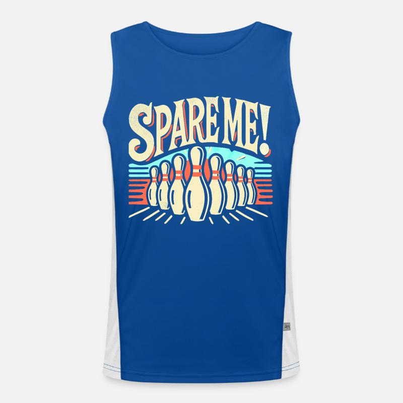 Verschont mich! Funktionelles Kontrast-Tank Top für Männer 
