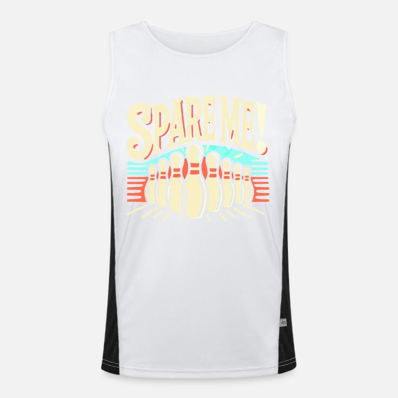 Verschont mich! Funktionelles Kontrast-Tank Top für Männer 