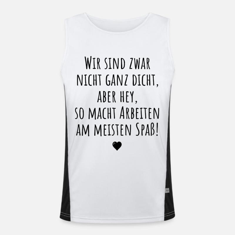 Teamspaß im Büro Funktionelles Kontrast-Tank Top für Männer 