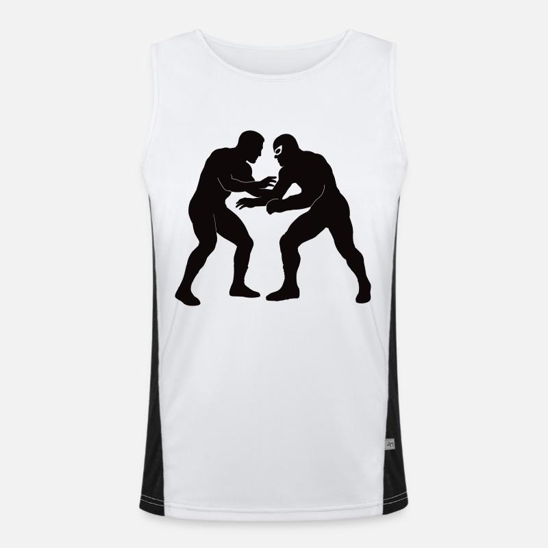 Lutte Débardeur respirant contrasté Homme 