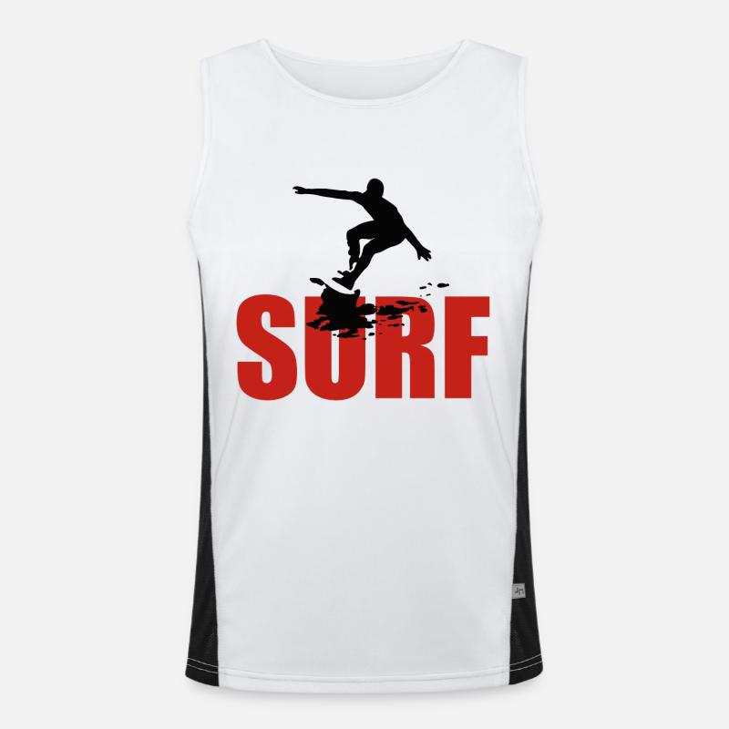 surf Men's Functional Contrast Tank Top 