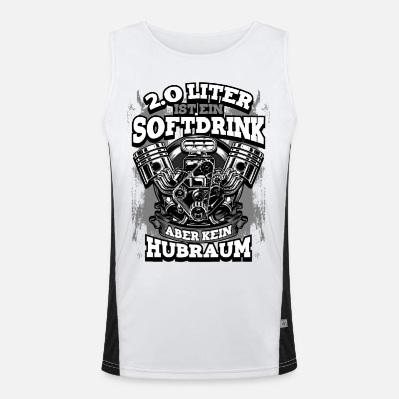 2.0 hat ein Softdrink Funktionelles Kontrast-Tank Top für Männer 