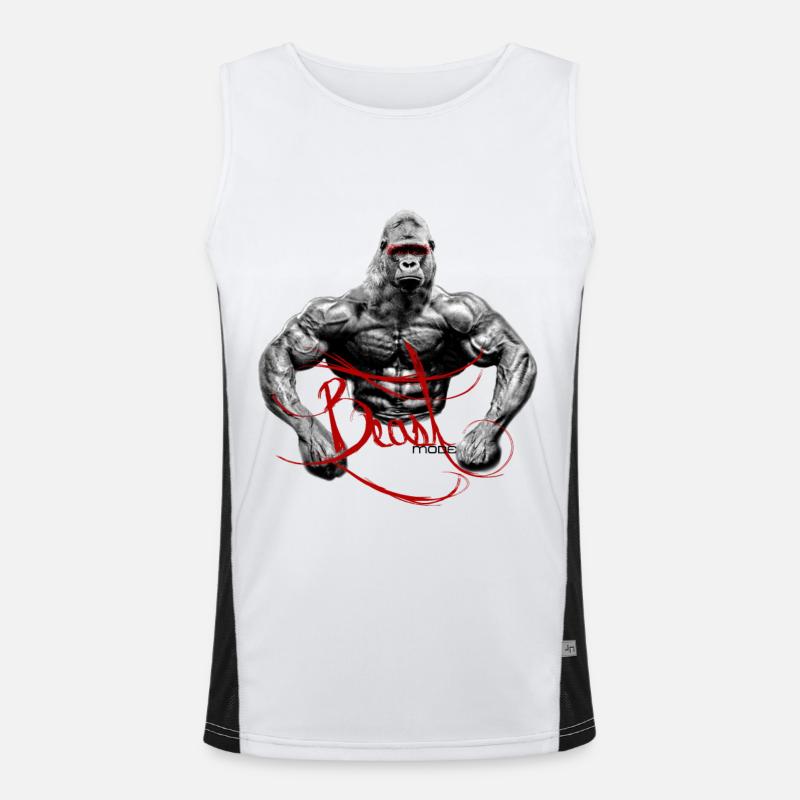 Beastmode Funktionelles Kontrast-Tank Top für Männer 