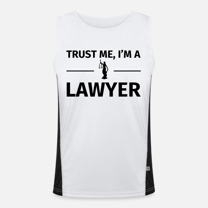 Trust me I'm a Lawyer Funktionelles Kontrast-Tank Top für Männer 