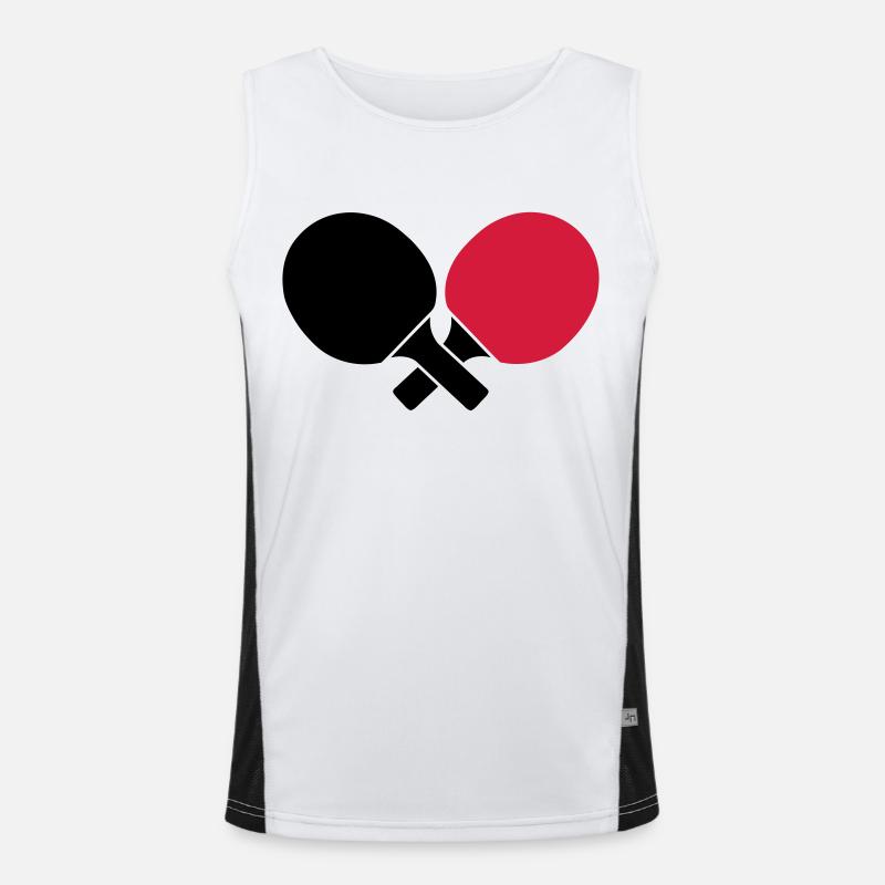 Table Tennis Men's Functional Contrast Tank Top 