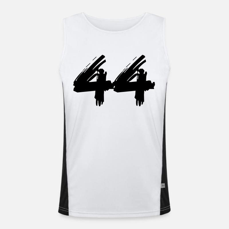 Brushed 44 Funktionelles Kontrast-Tank Top für Männer 