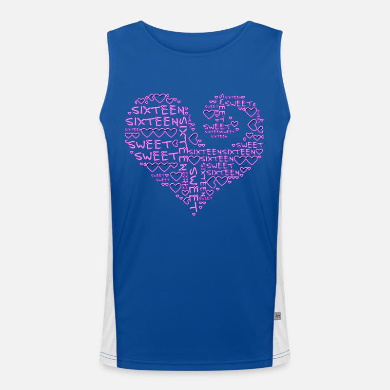 seize douce - coeur Débardeur respirant contrasté Homme 
