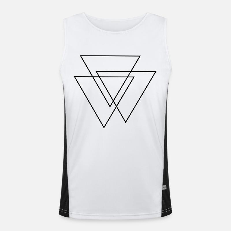 triangles Valknut Men's Functional Contrast Tank Top 