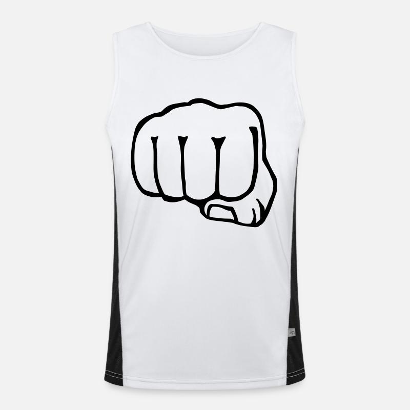 Bruder Faust - Box Funktionelles Kontrast-Tank Top für Männer 