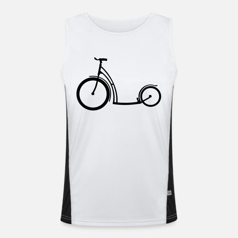 Tretroller Funktionelles Kontrast-Tank Top für Männer 