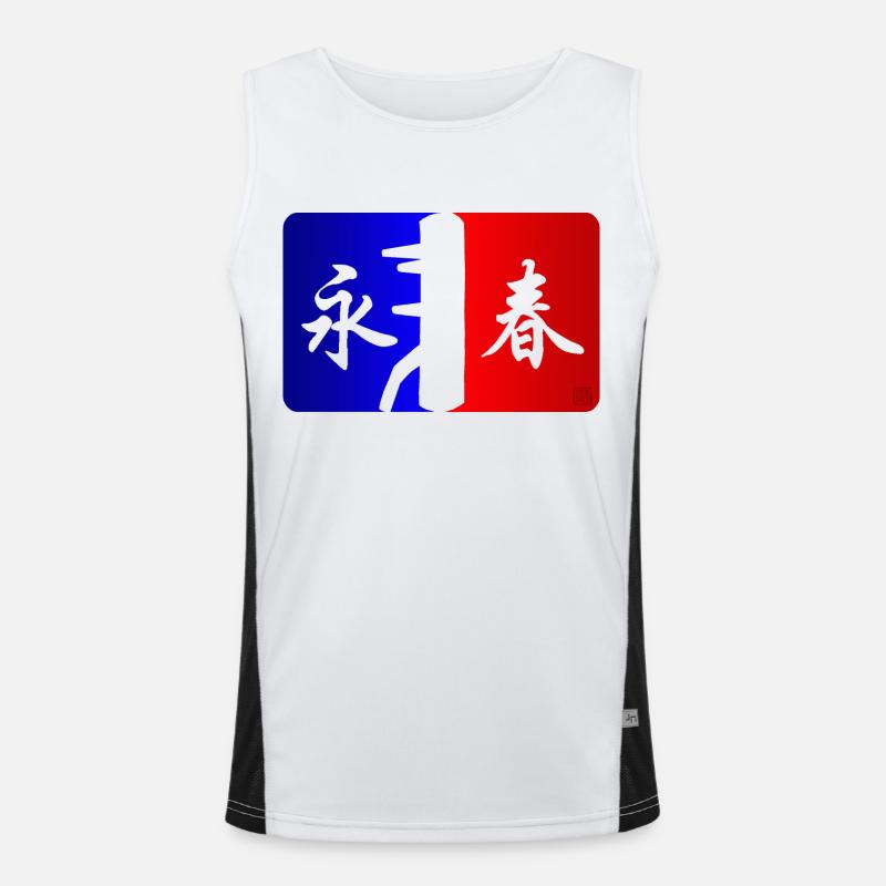 Dummy League Funktionelles Kontrast-Tank Top für Männer 