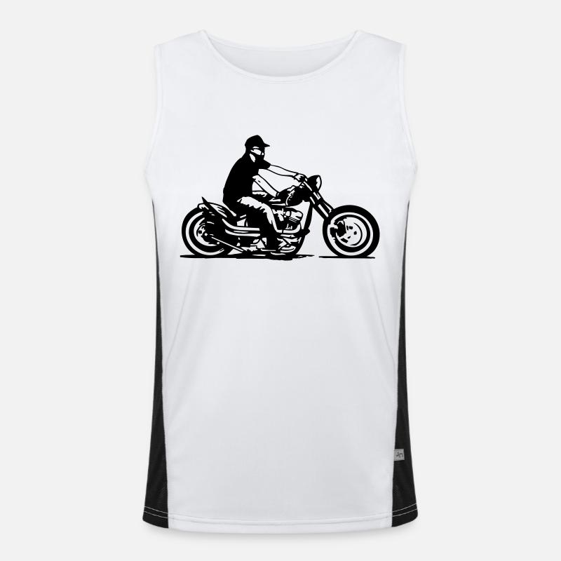 cb36_bobber_ride Débardeur respirant contrasté Homme 