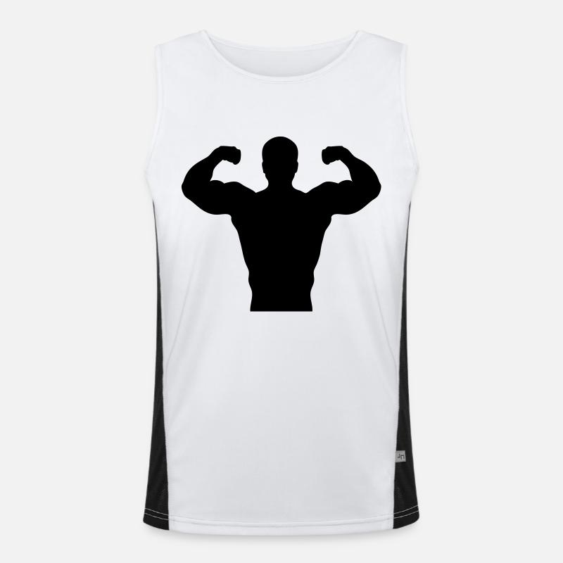 Bodybuilding Squad # 2 Men's Functional Contrast Tank Top 
