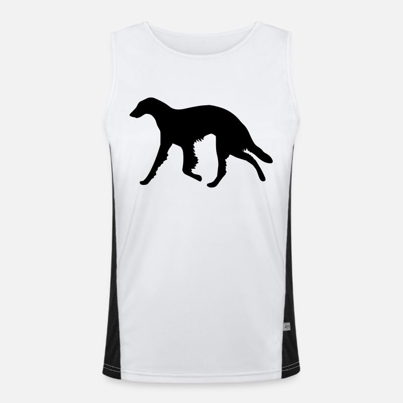 Barsoi_cb Funktionelles Kontrast-Tank Top für Männer 