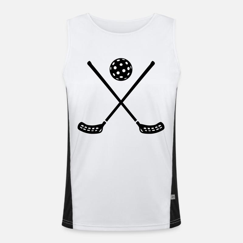 Floorball Funktionelles Kontrast-Tank Top für Männer 