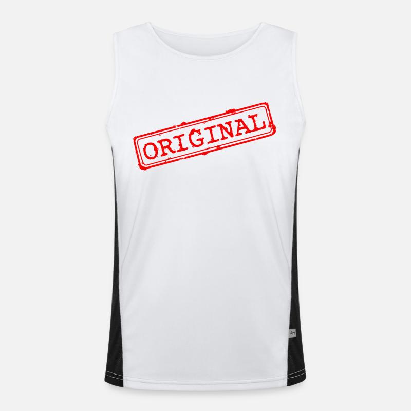 Original stamp Men's Functional Contrast Tank Top 