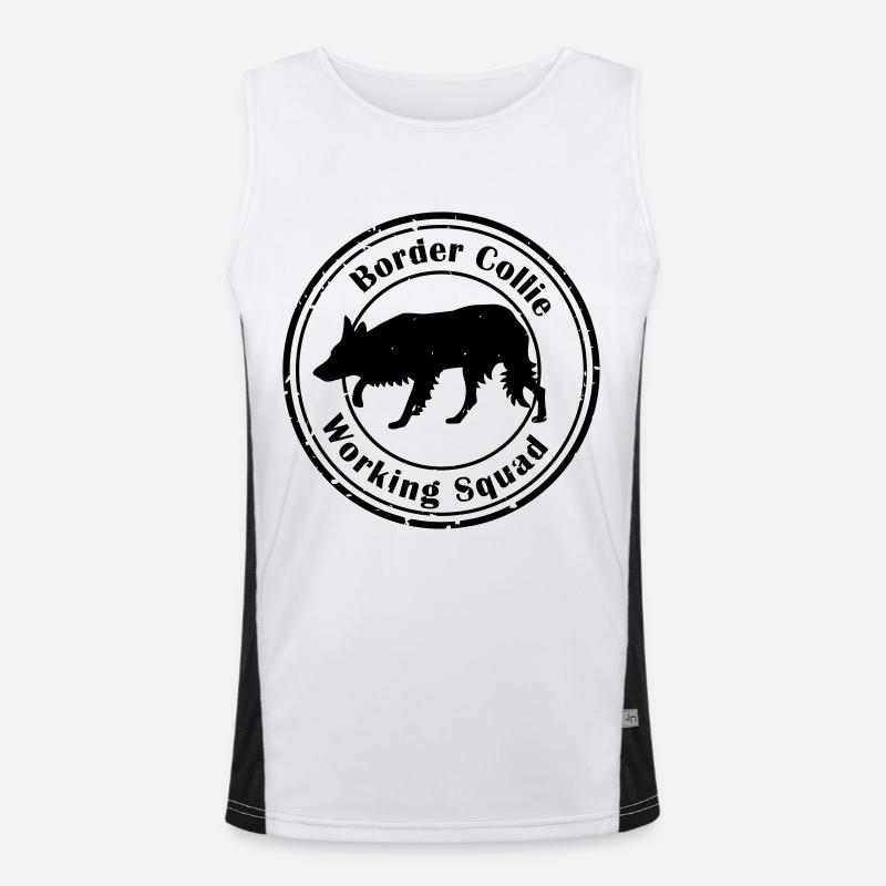 BC Working Squad Funktionelles Kontrast-Tank Top für Männer 