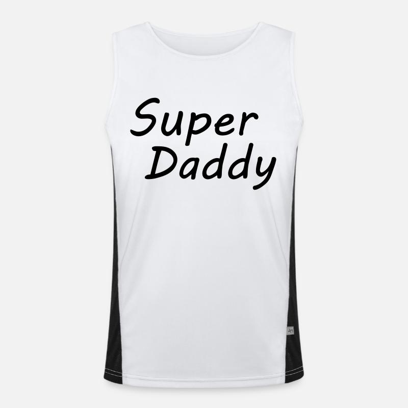 Super Daddy Débardeur respirant contrasté Homme 