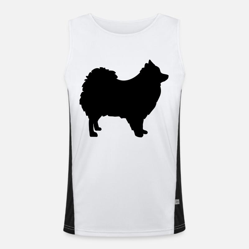 Spitz Funktionelles Kontrast-Tank Top für Männer 