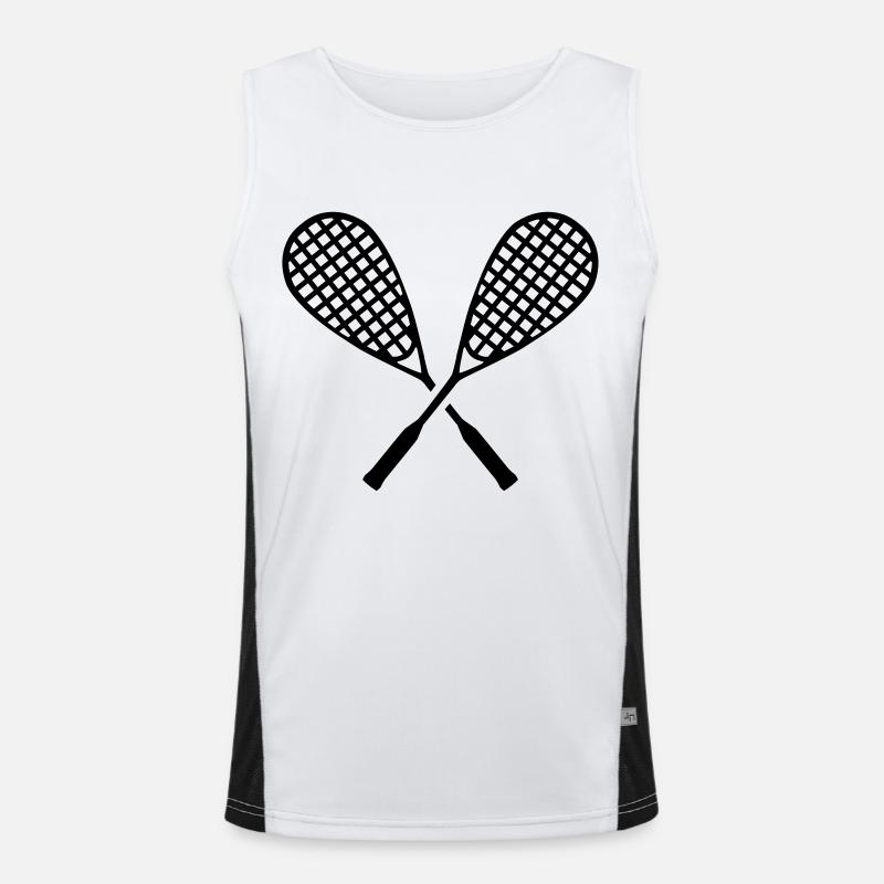 Squash Funktionelles Kontrast-Tank Top für Männer 