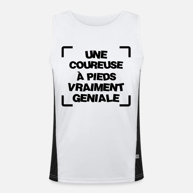 Course à pied / Coureur / Jogging / Running / Run Débardeur respirant contrasté Homme 