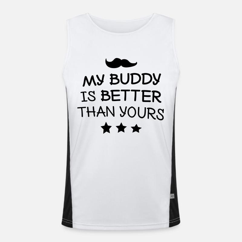 My buddy Funktionelles Kontrast-Tank Top für Männer 
