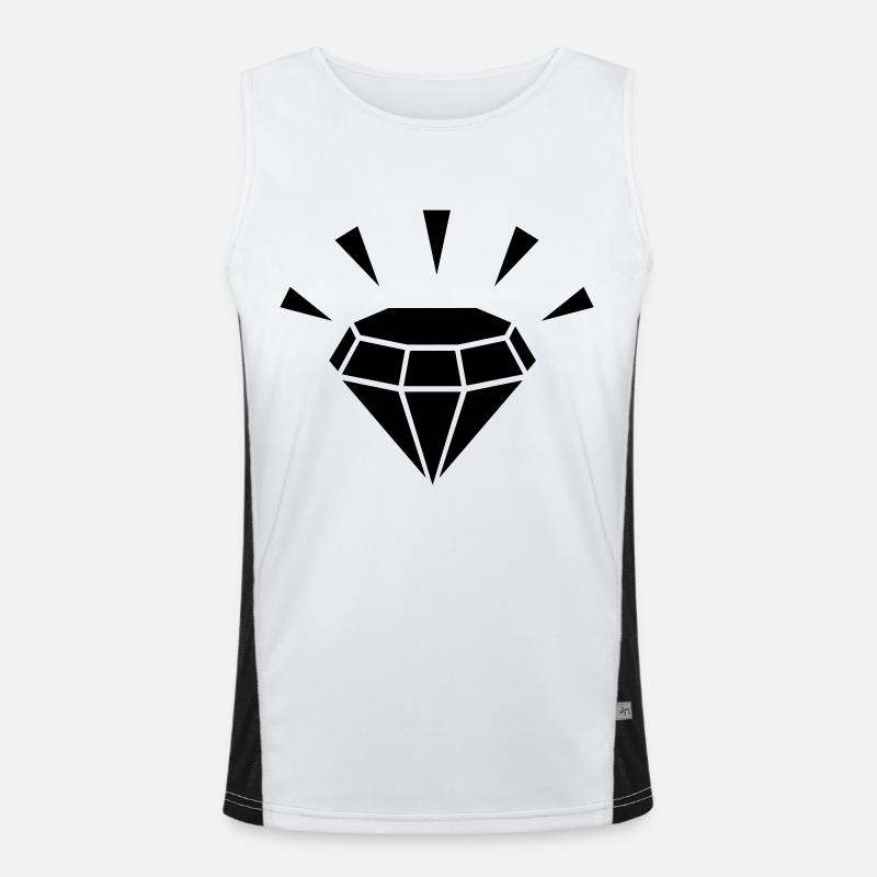 Diamond Men's Functional Contrast Tank Top 