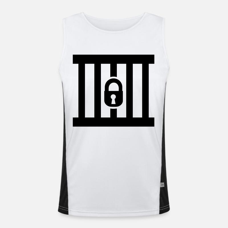 Prison Men's Functional Contrast Tank Top 