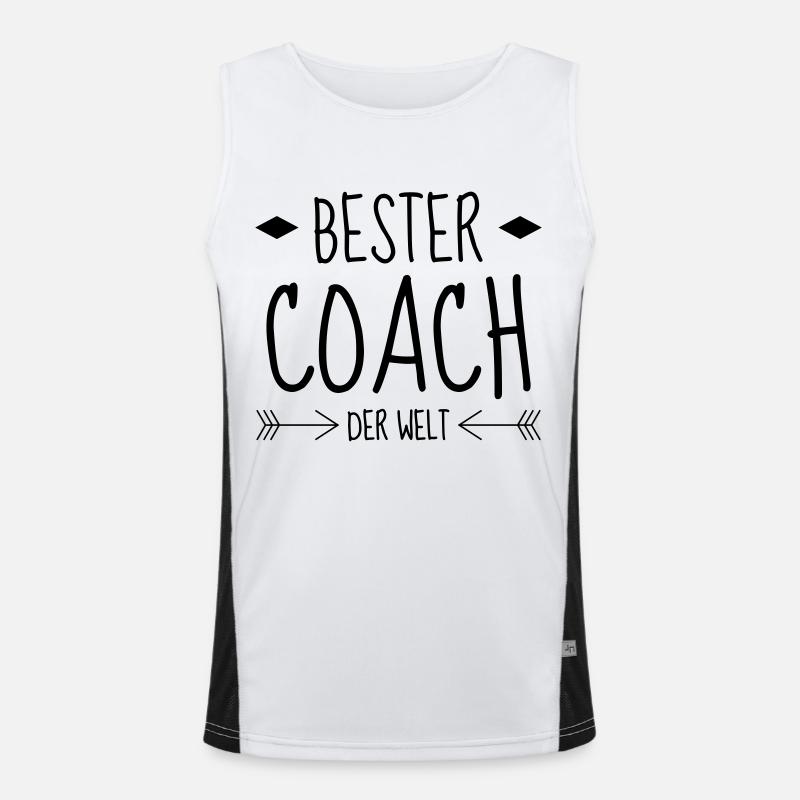 Coach / Coaching / Trainer / Sport Funktionelles Kontrast-Tank Top für Männer 