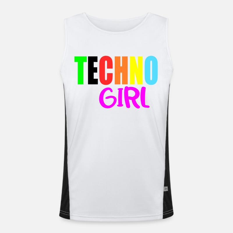 fille techno Débardeur respirant contrasté Homme 