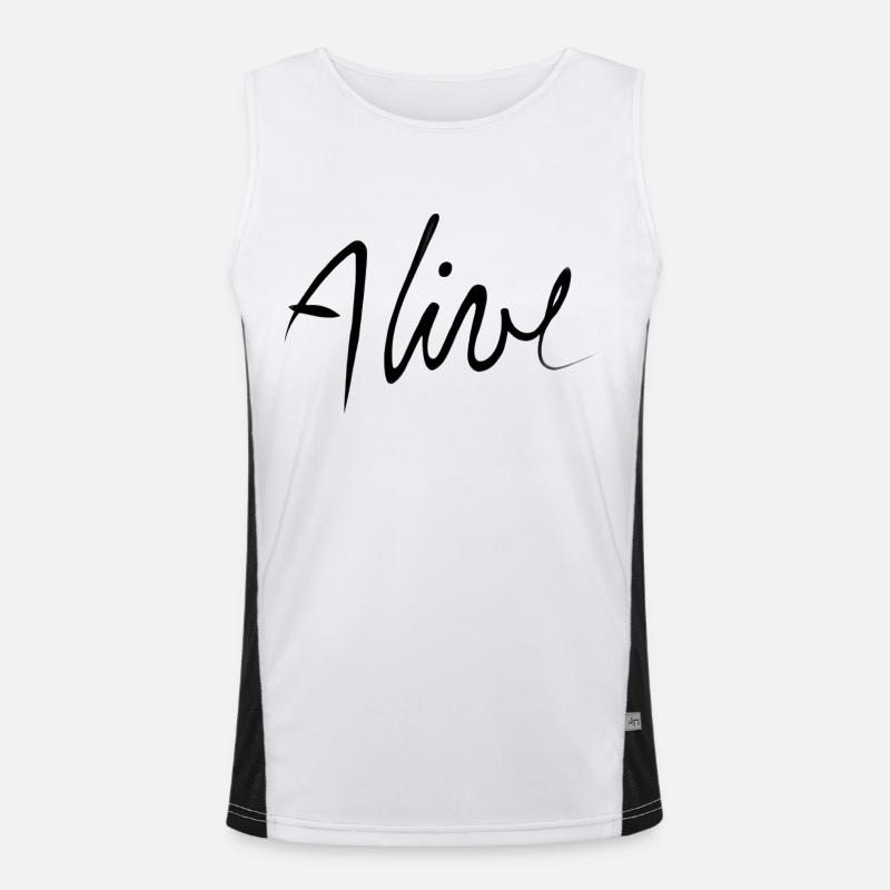 Alive Men's Functional Contrast Tank Top 