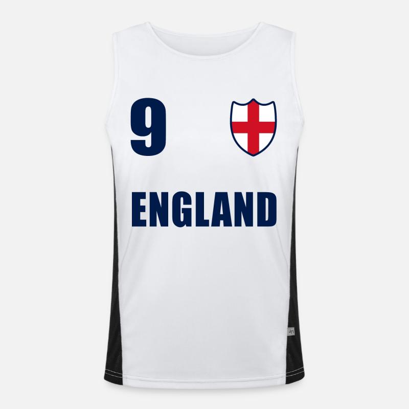 MAILLOT ANGLETERRE 9 Débardeur respirant contrasté Homme 