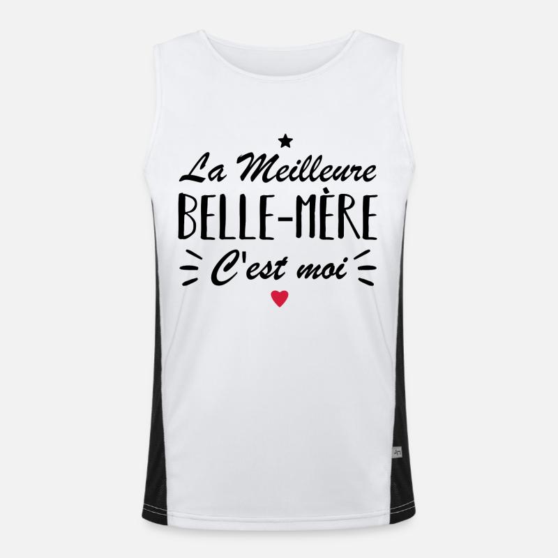 meilleure belle-mère Débardeur respirant contrasté Homme 