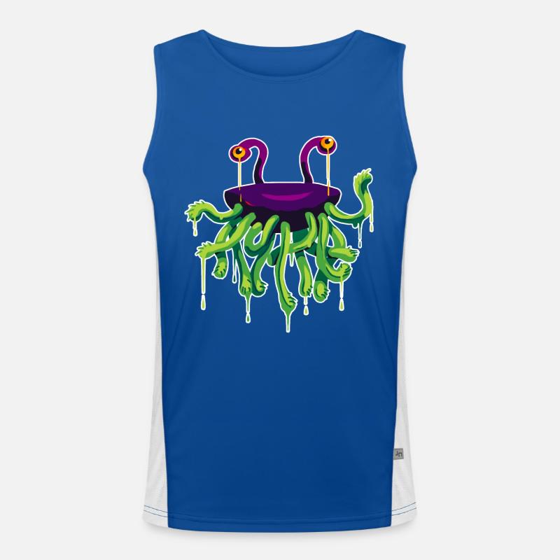 A Beautiful and Fun Flumph Octopus Design Men's Functional Contrast Tank Top 