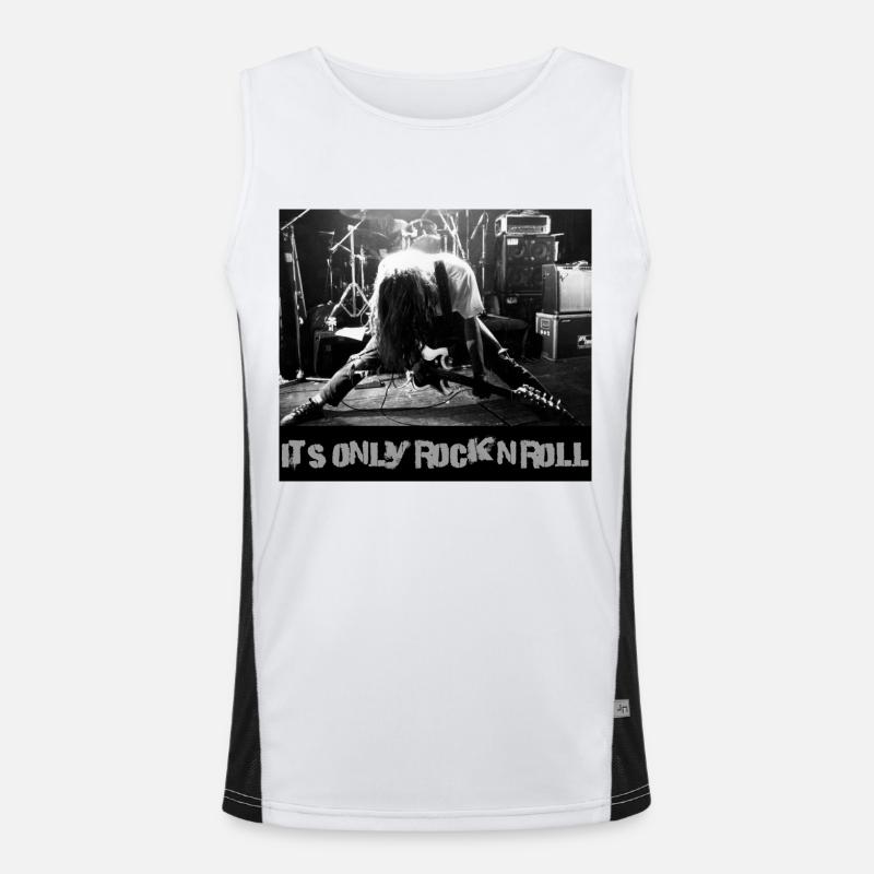 it's only Rock'n'Roll Funktionelles Kontrast-Tank Top für Männer 