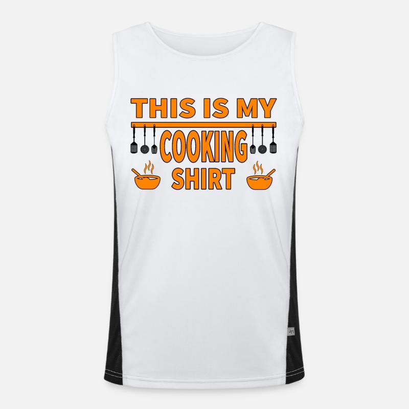 Cuire Débardeur respirant contrasté Homme 