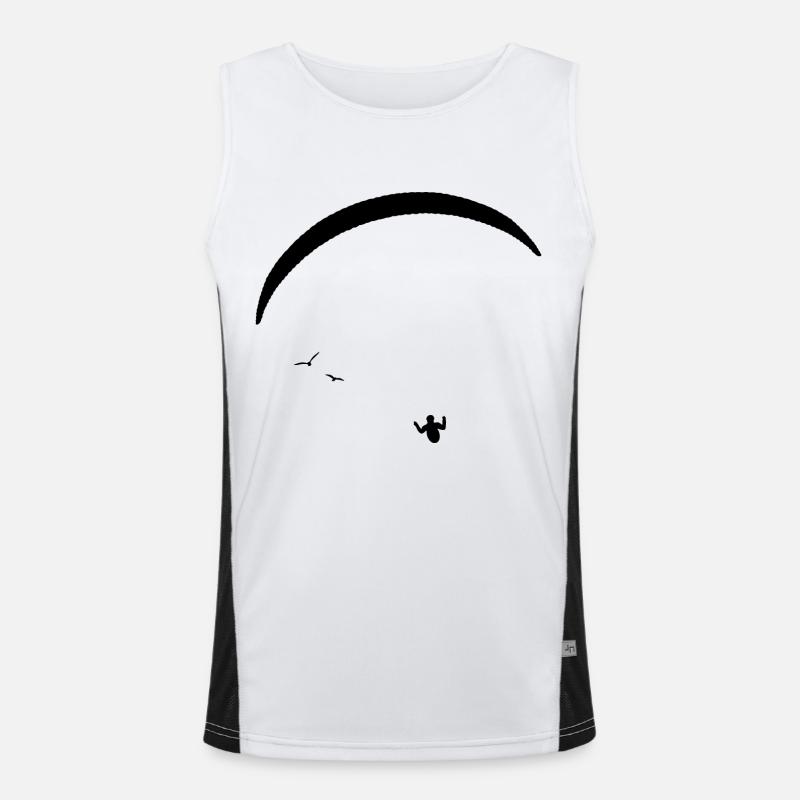 Paragliding Men's Functional Contrast Tank Top 