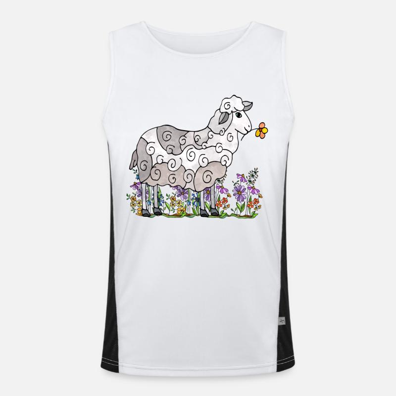 Sheep Men's Functional Contrast Tank Top 