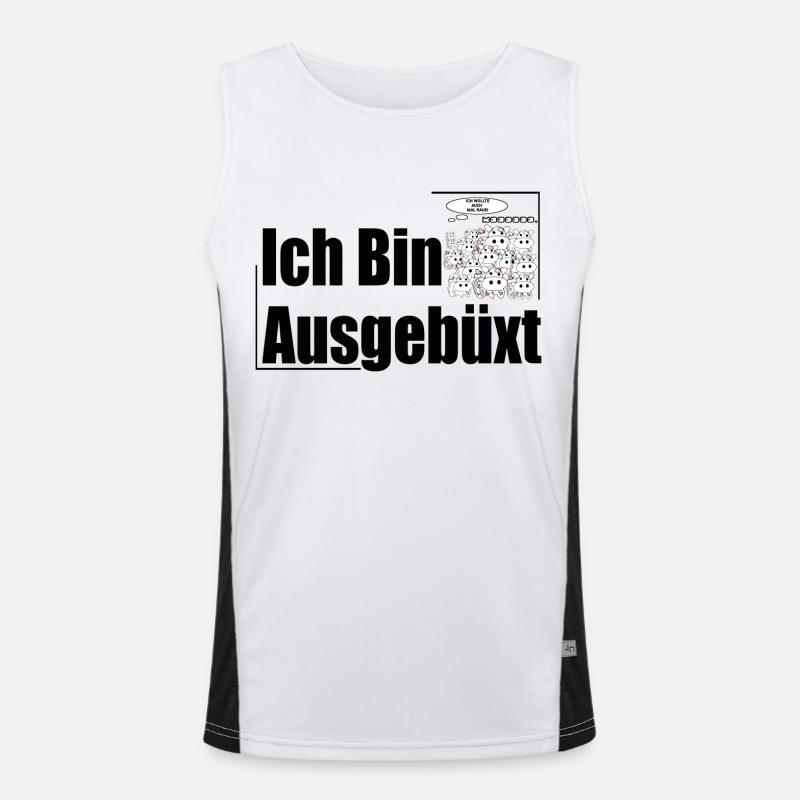 Ich bin Funktionelles Kontrast-Tank Top für Männer 