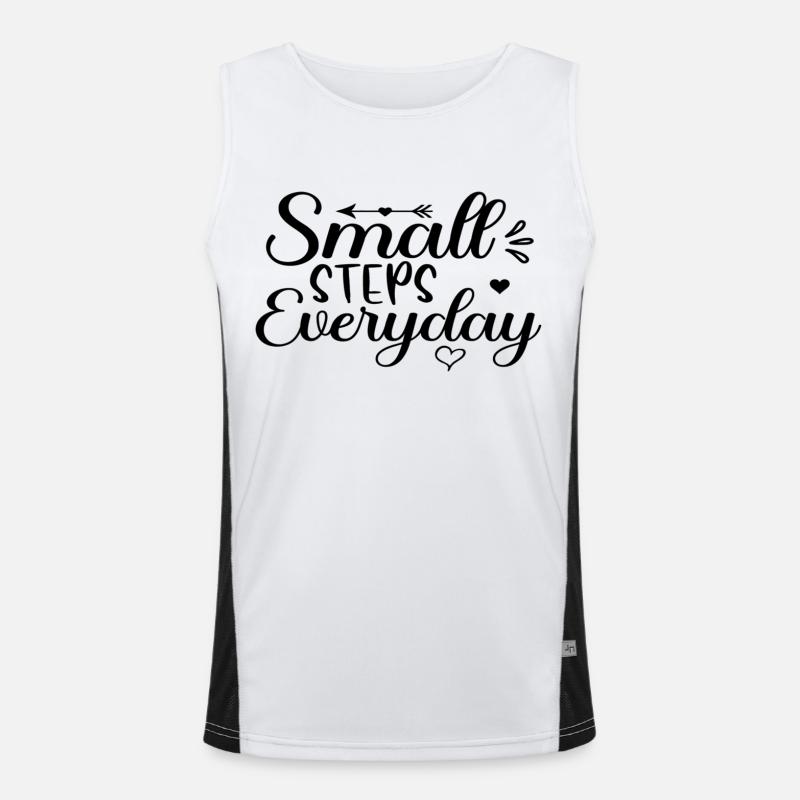 Small Steps Everyday Men's Functional Contrast Tank Top 