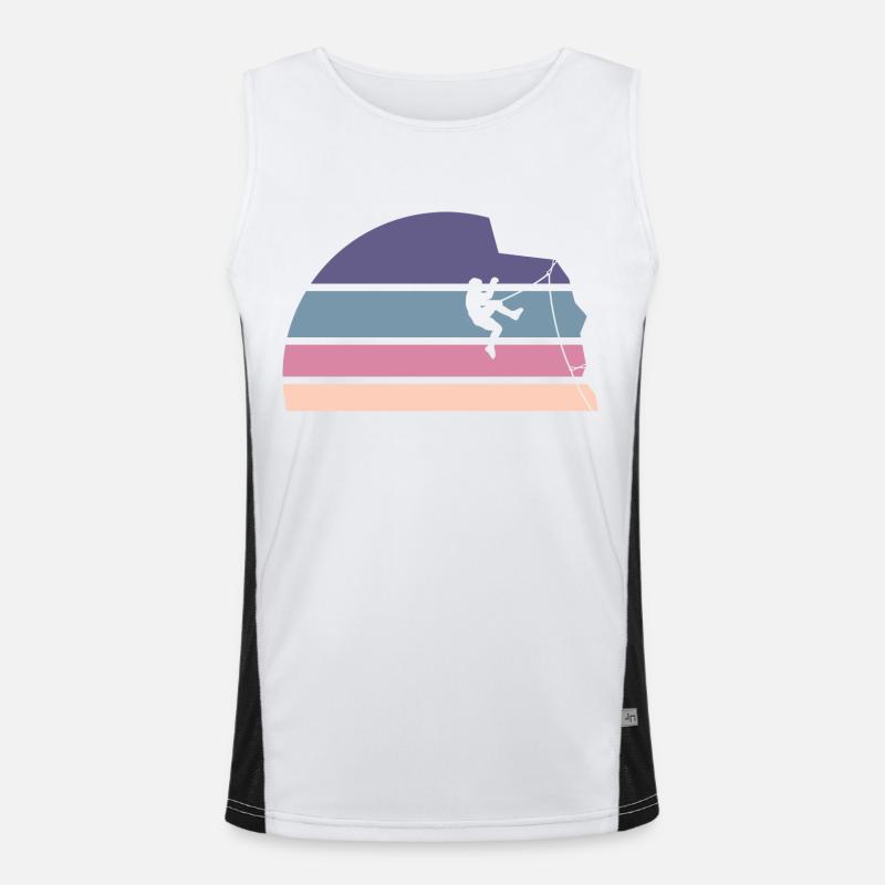 Falling into nothingness Men's Functional Contrast Tank Top 
