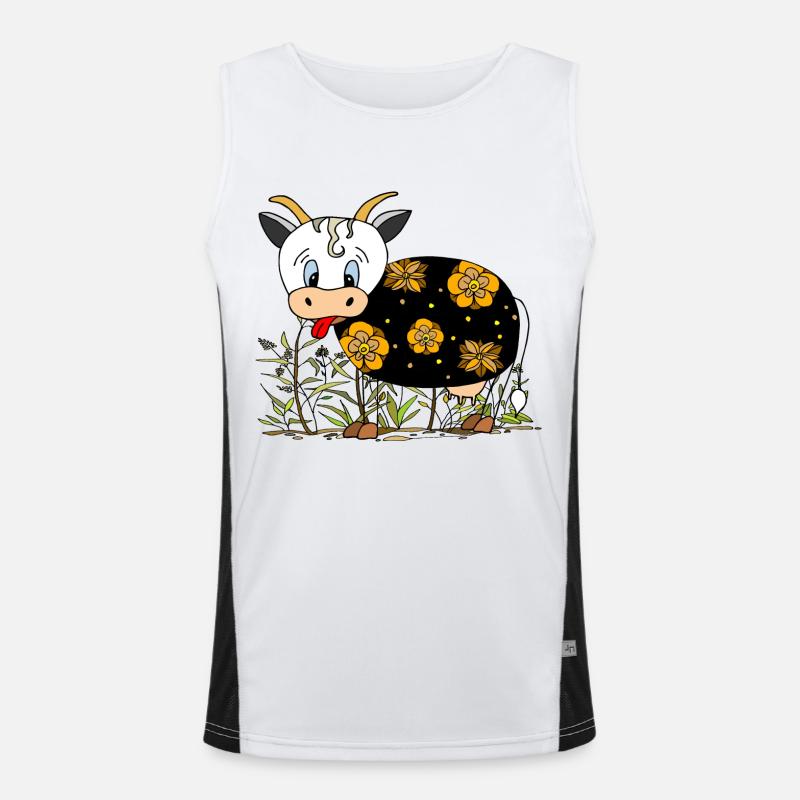 Vache Débardeur respirant contrasté Homme 