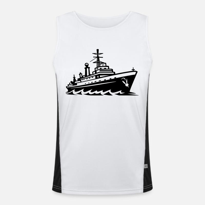 Bateau de combat Débardeur respirant contrasté Homme 