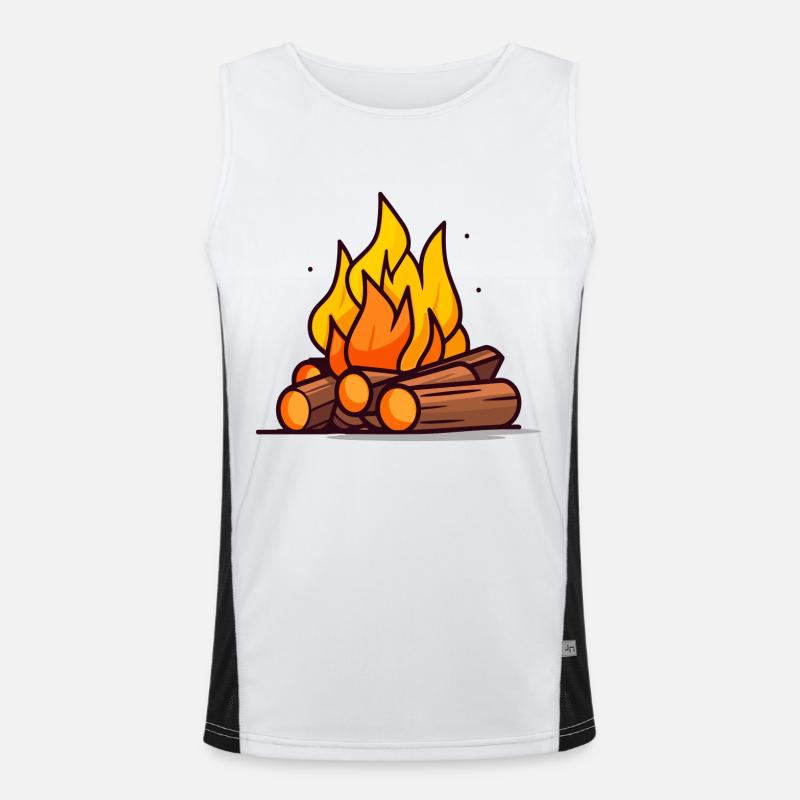 Feu de camp Débardeur respirant contrasté Homme 