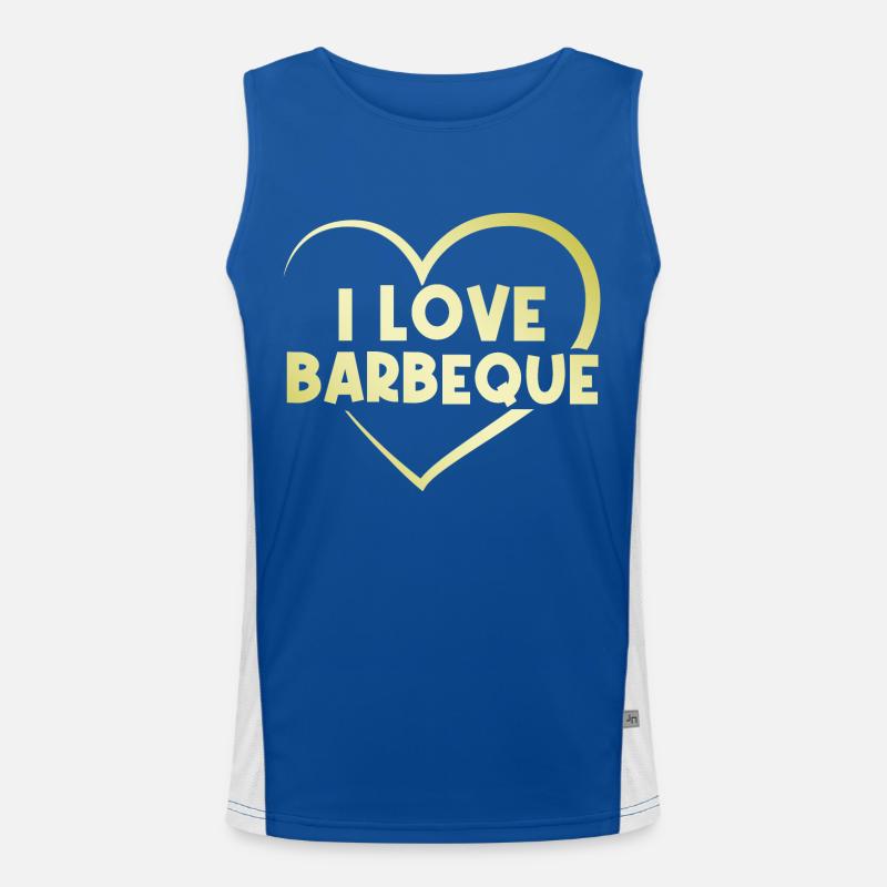 J’adore le barbecue Débardeur respirant contrasté Homme 