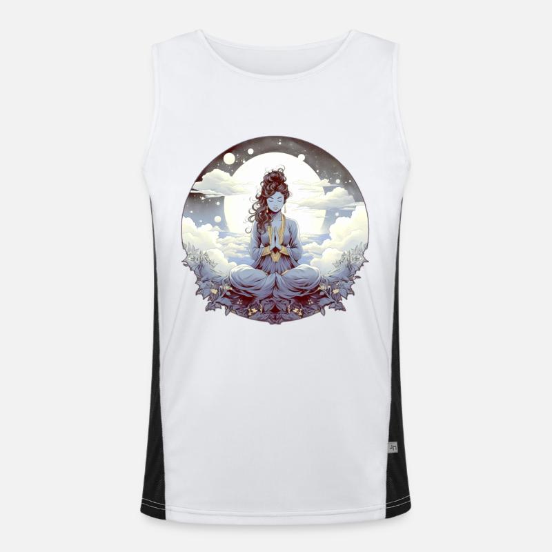 Meditation Men's Functional Contrast Tank Top 