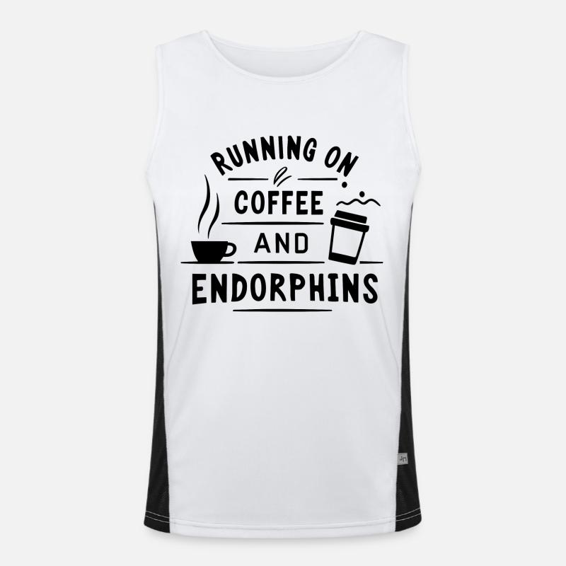 Courir au café Débardeur respirant contrasté Homme 